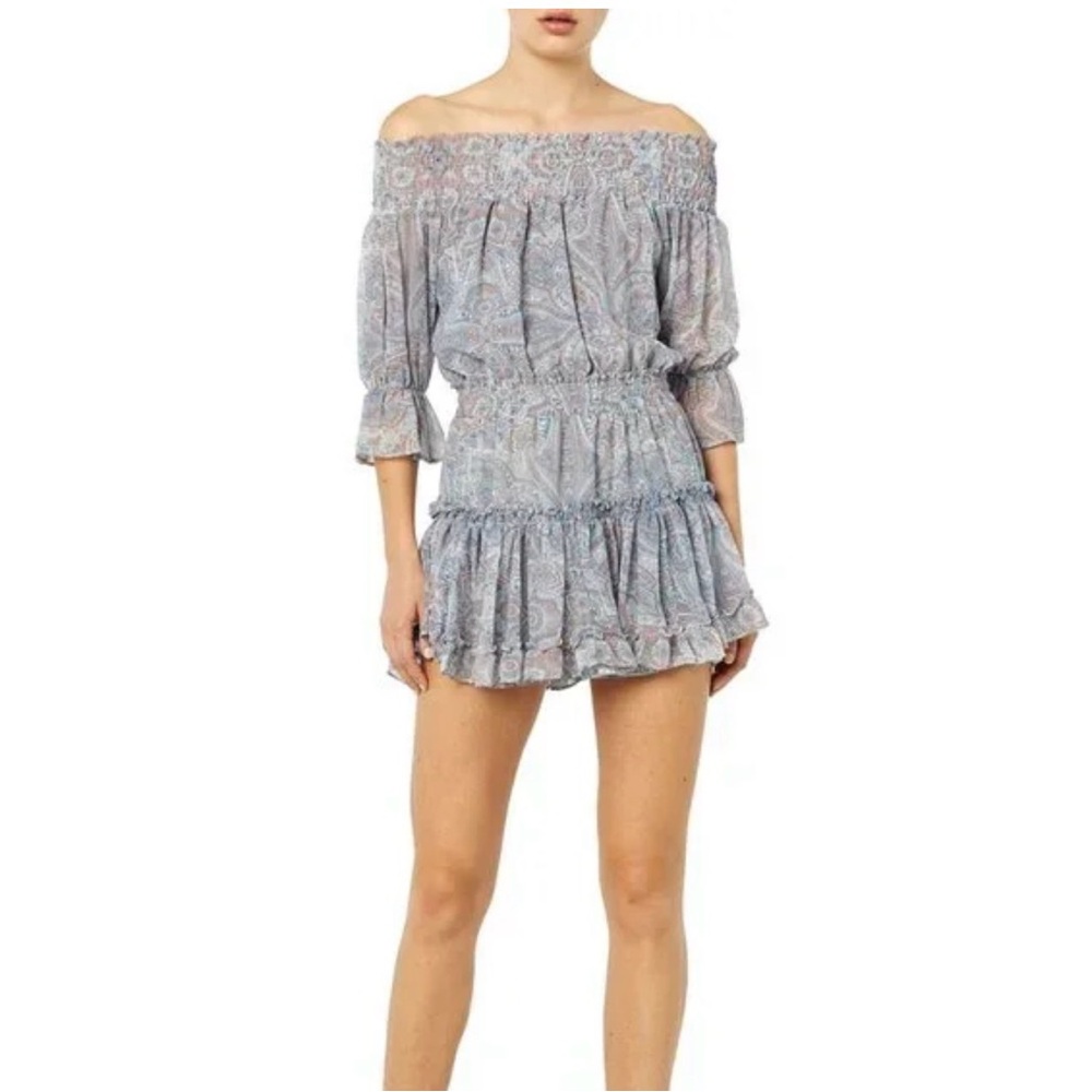 MISA Los Angeles Darla Dress – Washed Tile Paisley Print size small